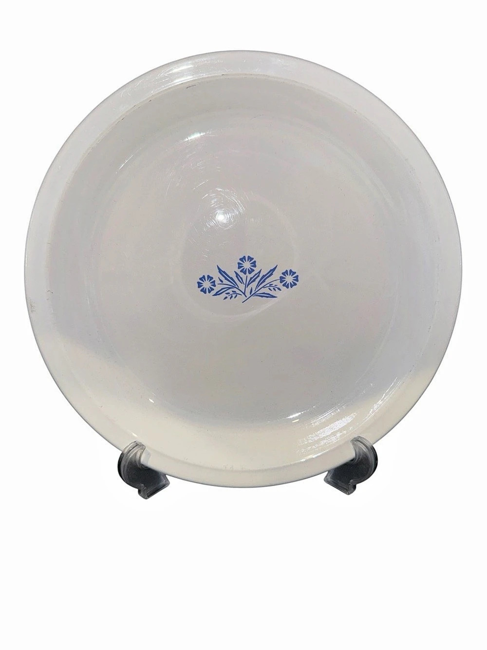 CorningWare P-309 9-Inch Blue & White Floral  Pie Dish